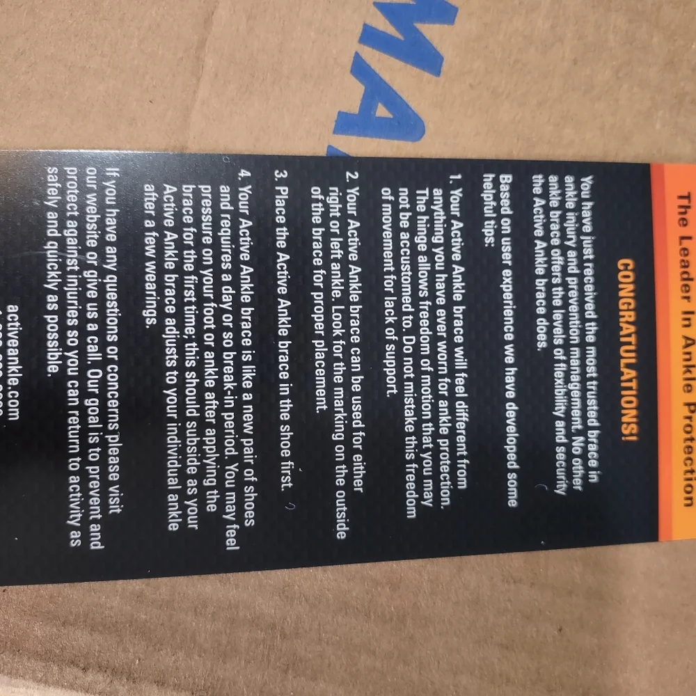 🚫 SOLD 🚫 2- NIB Active Ankle T2 Multi-sport Ankle Brace - Picture 9 of 12